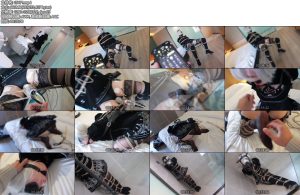 [FXX] 尼尔机械纪元2B小姐姐给玩坏了，口塞积攒口水，固定电击木奉强高，TK黑丝美足，藤条SP，防毒面具-丝依依