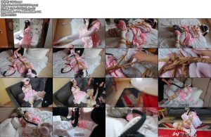 [FXX] 年终巨献 lo娘 白丝连身袜 驷马震动全方位调教-丝依依