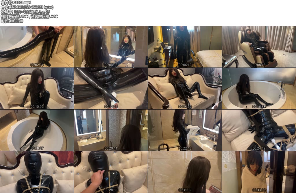 [FXX] 胶衣欲桃娃娃的自我TJ与修养-丝依依