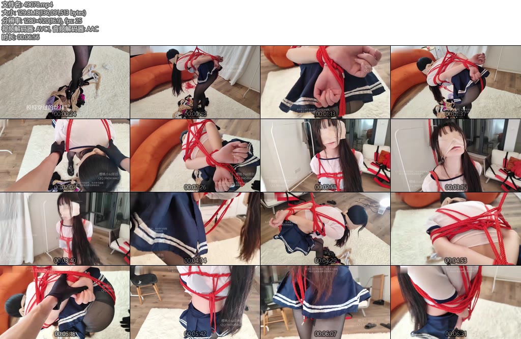 [樱桃小M] 和穿过的丝袜一起拍一个视频吧随便捡起一条蒙住口鼻好好享受-丝依依