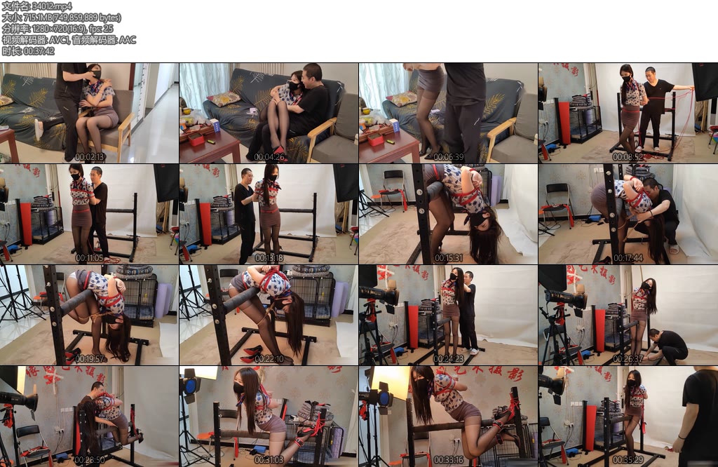 [随心原创] 杨蕊 欠债的空姐木马责罚-丝依依