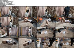 [束缘阁] 杨蕊 旗袍缚 柱子上丝袜头套和驷马-丝依依