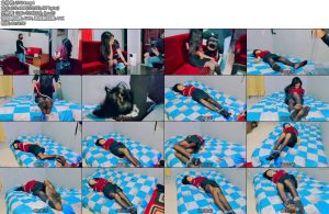 [亚洲绳艺] 一个美丽的女售货员她被绑架并被绑在一件光滑的黑色丝绸和缎子衬衫上光滑的黑色丝绸性感双腿鞋子里的痒痒光滑的缎面衬衫-丝依依