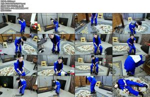 [飞天原创] 女杀人犯因杀人无数被抓被押进看收所为了活命讨好看守长甘愿做看守长的女奴真是一个好贱的骚犯-丝依依