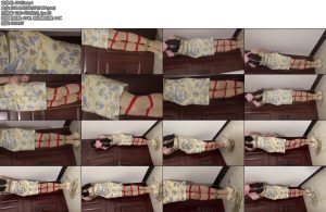 [凉叶子] 旗袍叶子纯粹捆绑挣扎肉丝旗袍高跟x腿部红绳-丝依依