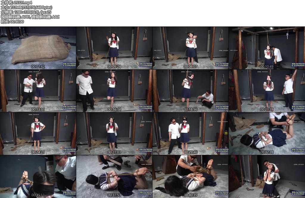 [MJ影视] 麻袋绑匪（1）潼潼主演：麻袋绑架装小女孩单腿吊绑板子打脚心屁股勒嘴蒙眼驷马挠痒羞辱玩弄女孩-丝依依