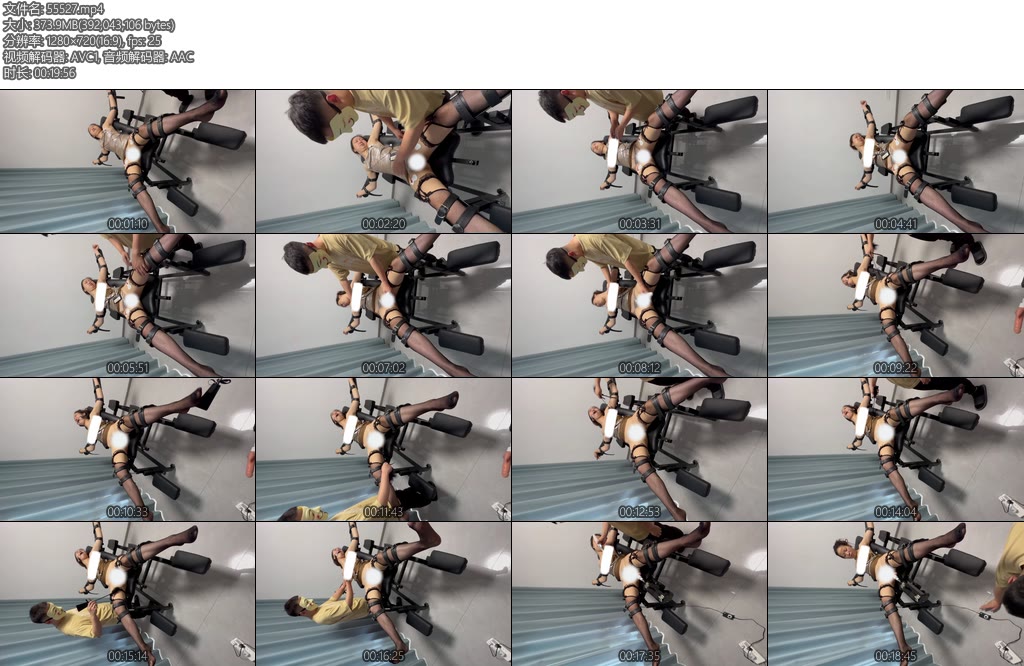 [延江艺束] 被固定在产床上的患者-丝依依