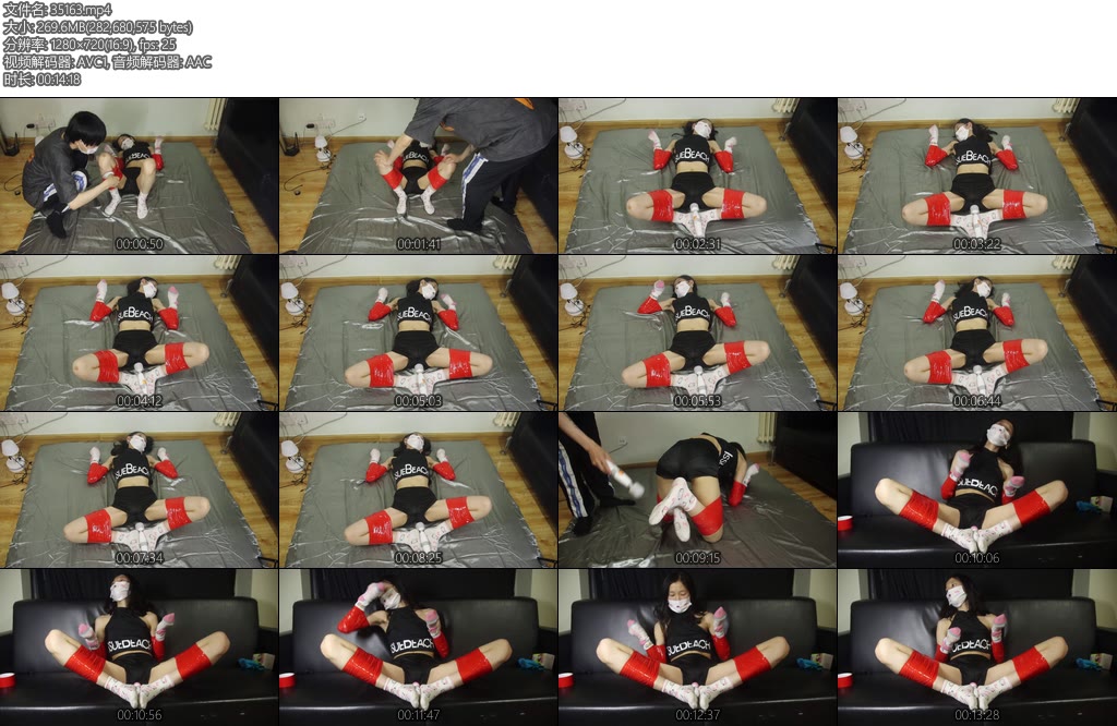 [亚洲绳艺] 萱萱震动放置（2）-丝依依