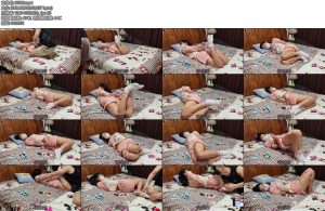 [墨色原创] 思思睡衣白袜驷马尝试挣脱超卖力挣扎失败后脱白袜tk惩罚-丝依依