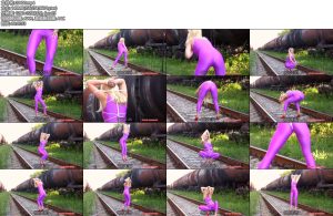 [欧美绳艺] Spandex Bondage No.008-丝依依