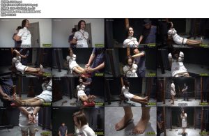[MJ影视] 绳刑柳儿 女GD柳儿被抓到刑房老虎凳加砖鞭打TK走绳痛晕死又被绳子J死-丝依依