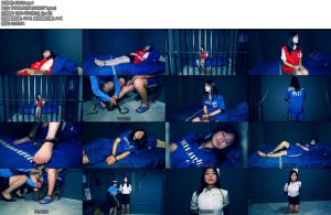 [胜景影视] 新模萍萍女囚体验新模萍萍对女囚很感兴趣于是体验了一把女死囚被镣铐关押砸砝码死镣和上绞刑架-丝依依