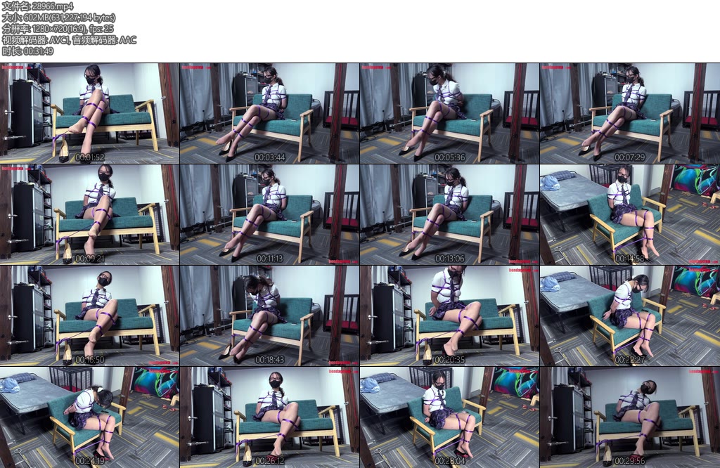 [绳精病] 女孩发现自己被紧缚挣扎绝望急哭发现竟是奇怪的梦-丝依依