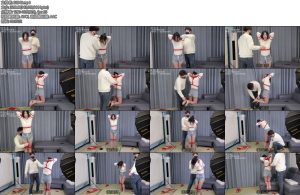 [心悦艺束] 拘束挑战篇：紫萱双手后背镣铐束缚躲避主人的咸猪手TK-丝依依