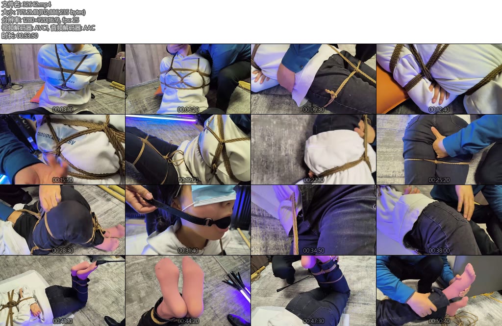 [老癸原创] 珊珊蛇缚tj拾荒版素人蛇缚玩胸虐Y耳光SP凌辱打脚心-丝依依