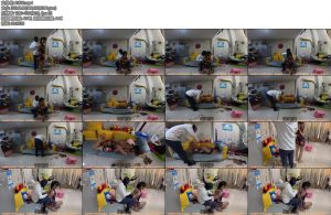 [BJ原创] 北京绳艺 黑旗袍光腿观音驷马（第一集）-丝依依