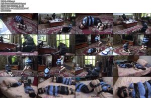 [胜景影视] 女保安的遭遇最后她们被用黑胶带全身紧紧捆绑着-丝依依