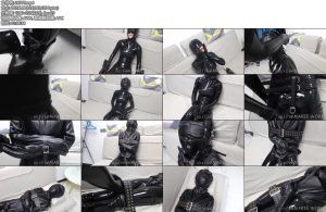 [Namarie Work] 假期我要被拘束乳胶娃娃拘束篇全包胶衣拘束ZD棒放置（2）-丝依依