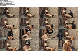 [一绳所爱] 女M陈依依老虎凳拷问TK鞭打深厚口球口水流一身-丝依依