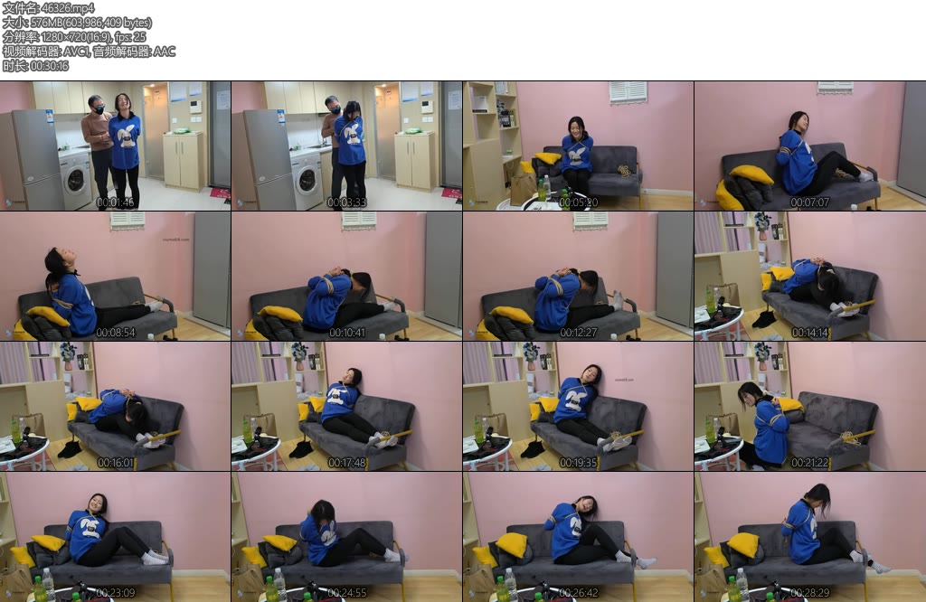 [JS原创] 沐兮后手观音捆绑放置-丝依依