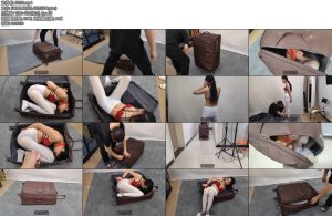 [随心原创] 陈雅熙旅行箱中的尤物肉票全身放在箱子里拖动放置蛋蛋闷热的煎熬最后放入箱子中带走-丝依依