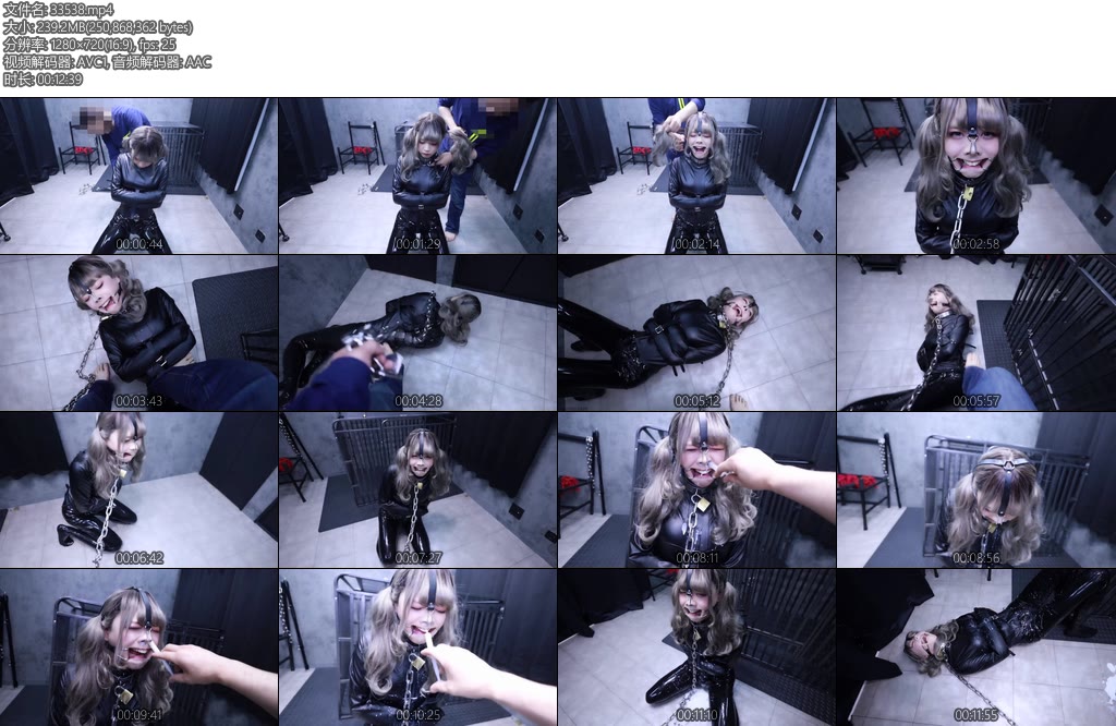 [D-Lemon] ラバー拘束具鼻責め調教complete plan-丝依依