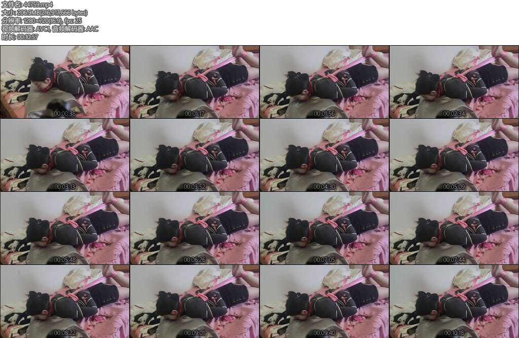 [皖北原创] 皖北绳艺 小丽肉丝高跟捆绑口球堵嘴体验-丝依依