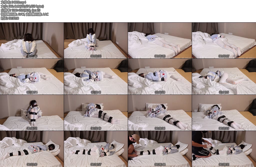 [丝竹原创] 新人妹子Lolita捆绑初体验-丝依依