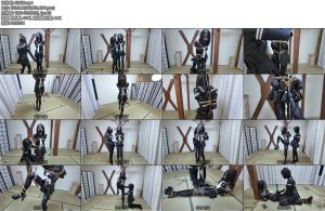 [鹿角与猫爪] 奴婢学院JK妹的课后作业今天的课后特训由学妹协助完成佩戴马具口球双手握拳包裹手臂合拢手腕向前绳缚拘束后穴X入钢勾绳子提起与马具口球相连脚戴镣铐被学妹牵制行走佩戴CB锁完成震动脱-丝依依