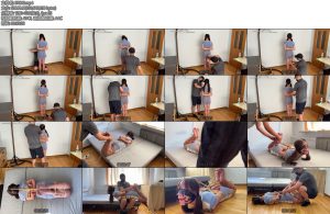 [玩奴原创] 妹子被绑的勒出血痕极紧大绳量驷马放置TK马具口球牢牢堵嘴-丝依依