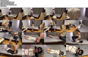 [玩奴原创] 真实调教系列蛇缚强制zhi息骑脸踩头闷绝口水与颜射羞辱-丝依依