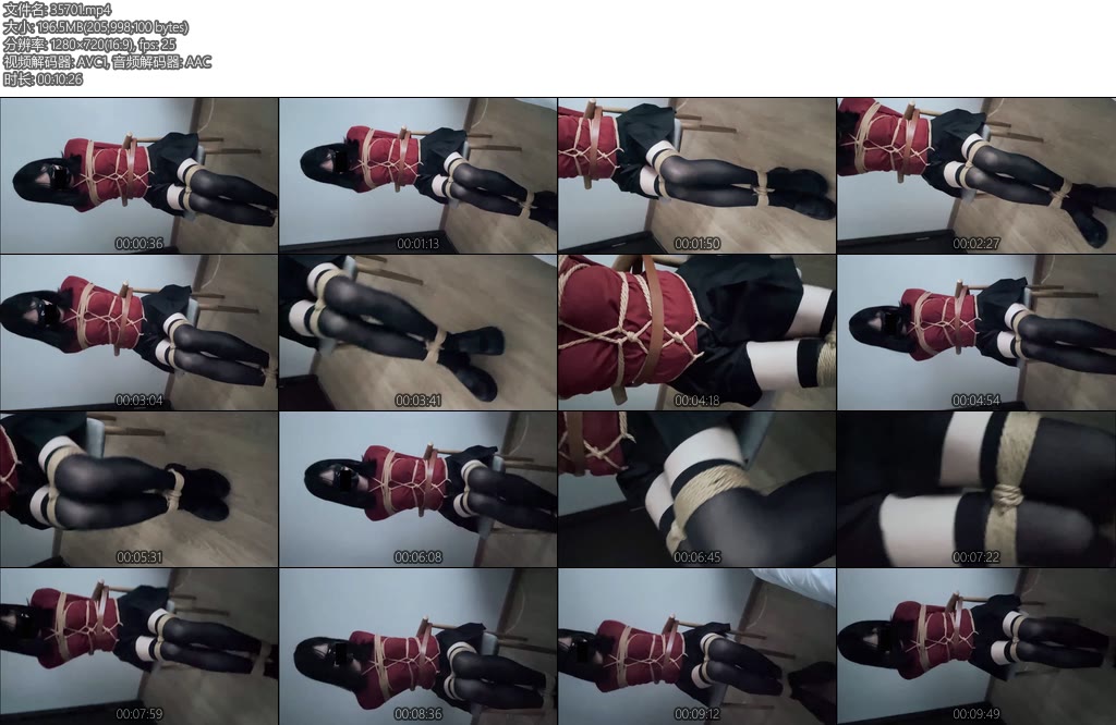 [凉叶子] cos叶子远坂凛椅子捆绑长筒过膝场景小复刻-丝依依