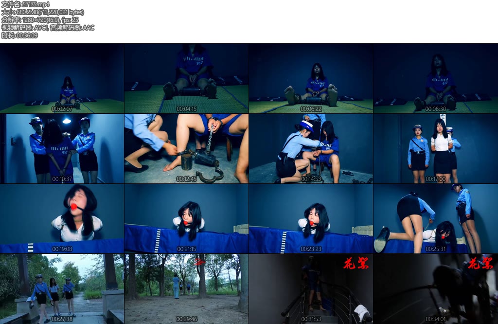 [胜景影视] 毒玫瑰落网下集毒玫瑰被砸上死镣囚禁在死囚牢以及被五花大绑拉倒户外执行枪决-丝依依