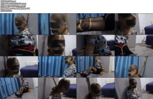 [得意客] 空姐危情（4）黑丝空姐遭到绑架，醒来后发现自己已经被绳子捆绑全身，眼晴和嘴巴-丝依依