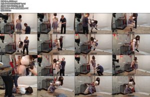 [随心原创] 文慧JK女孩两种方式悬吊分腿脚尖着地驷马吊忍耐力超好-丝依依