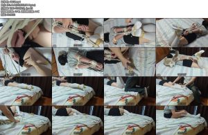 [墨色原创] 欣欣驷马放置挠痒特写-丝依依