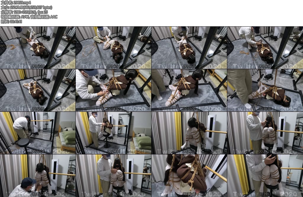 [HUI原创] 高难度尝试入体式ZDB无内白丝潼潼被吊着疼得不行从头哭到尾-丝依依