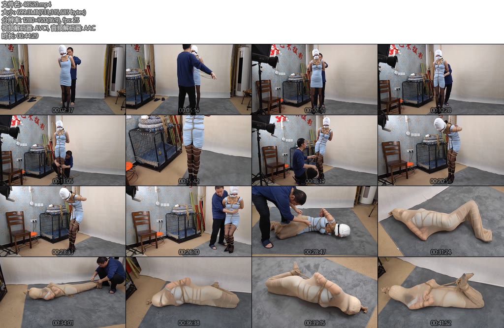 [随心原创] 妍妍绷带全包丝袜-丝依依