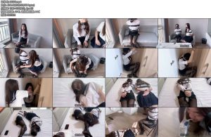 [集梦原创] 征服黑丝老师丹丹携手小琪双女主剧情定制多种丝袜嘟嘴蒙脸抚摸tk学生老师play-丝依依