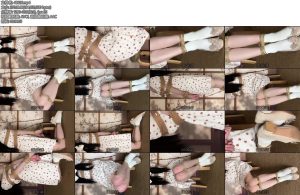 [凉叶子] 碎花叶子朴素而又紧致的捆绑关键部位束缚蒙眼挣扎-丝依依