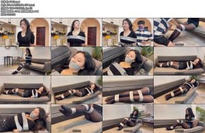 [默示录] 缚艺录新模小知172大长腿的新模小知黑丝与胶带的搭配-丝依依