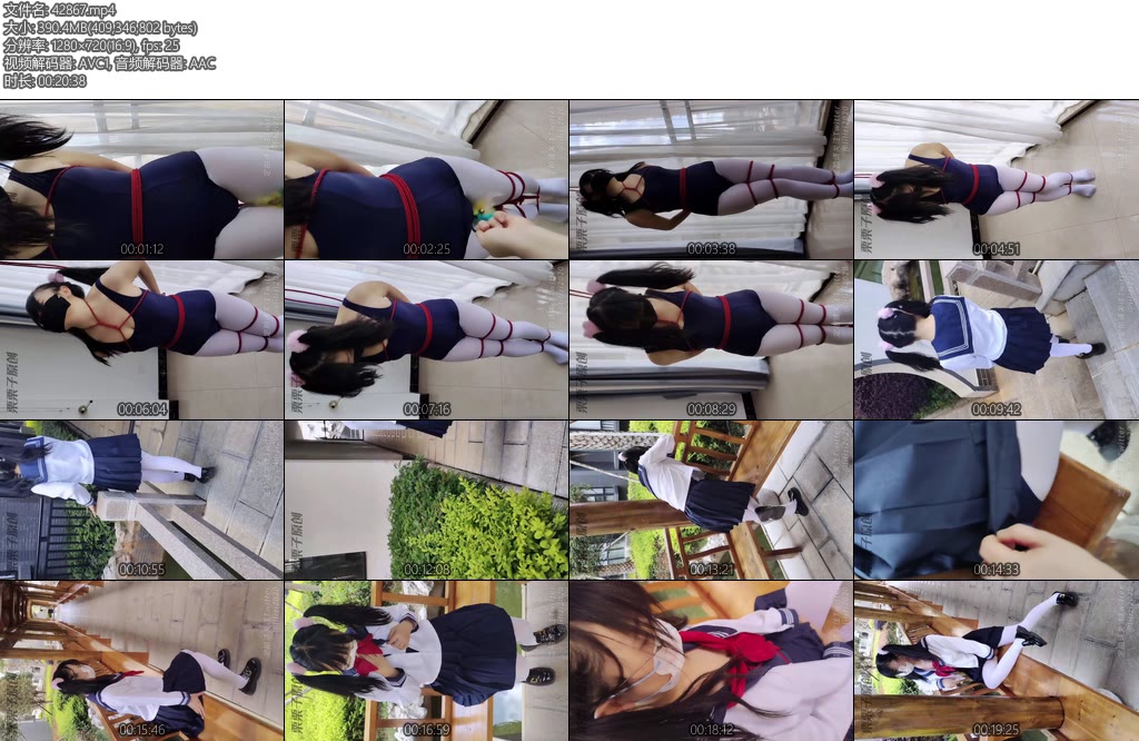 [栗栗子原创] 被欺凌的乖乖女班长02户外强高小区捆绑调教水手服女学生双马尾白丝乖乖女调教反复强高-丝依依