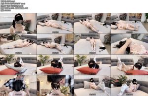 [默示录] 缚艺录 小泪纤细的身材看了直呼过瘾第一次尝试丝袜套头加上丝袜下面的胶带封嘴主打一个严实-丝依依