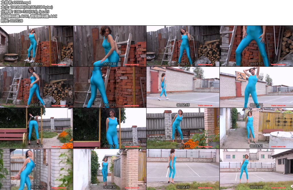 [欧美绳艺] Spandex Bondage No.129-丝依依