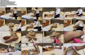 [亚洲绳艺] 灰丝长腿Z交AM棒-丝依依