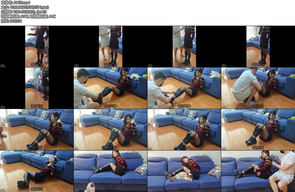 [墨色原创] 新模黑丝长靴女S小鱼试镜-丝依依