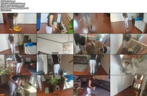 [一绳所爱] 绳模的日常工作，锁着手脚做事-丝依依