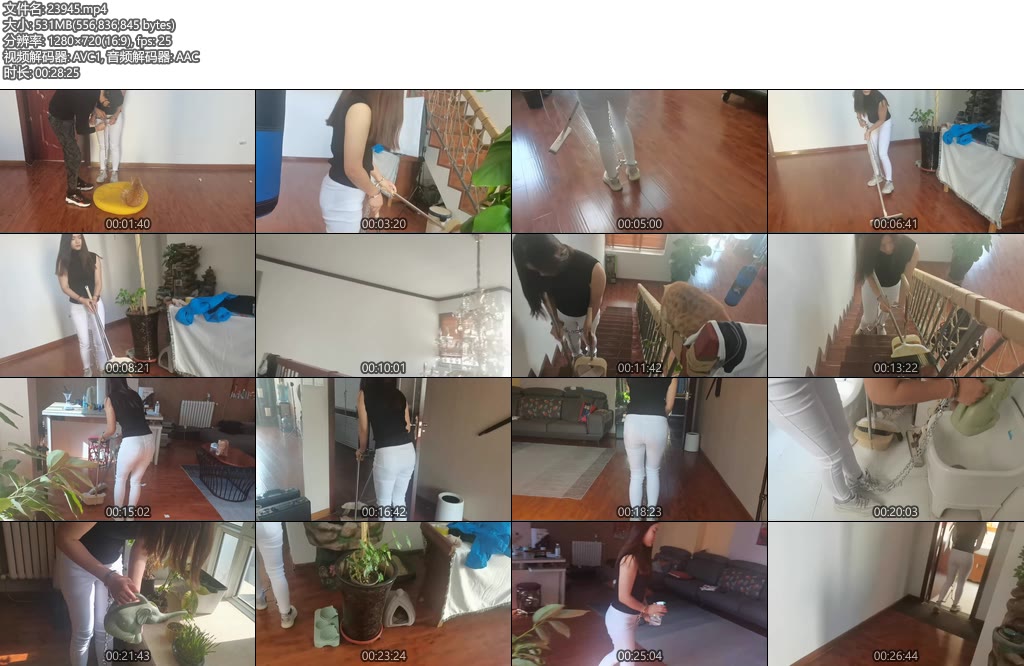 [一绳所爱] 绳模的日常工作，锁着手脚做事-丝依依