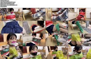 [默示录] 缚艺录小雅三种胶带封嘴三种塑料胶带捆绑固定下次有机会拍一次小雅的丝足-丝依依