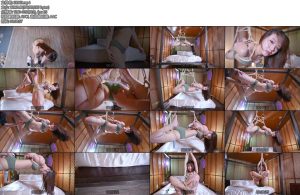[亚洲绳艺] 绳缚写真摄影会 加加喵肉粽高空悬吊束缚凌辱调教-丝依依